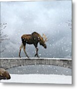 The Winter Guest Metal Print