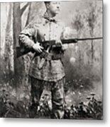 Theodore Roosevelt In Hunting Clothes Metal Print