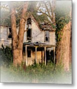 These Old Houses Metal Print