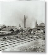 Thompson Steel Works In Braddock Metal Print