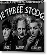 Three Stooges Title Still - Circa 1935 Metal Print