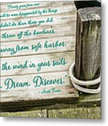 Throw Off The Bowlines Metal Print