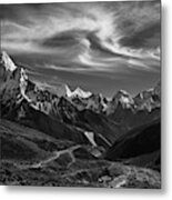 Thukla Pass En Route To Everest Metal Print