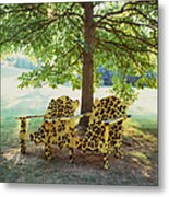 Tigarspotedchairs Metal Print