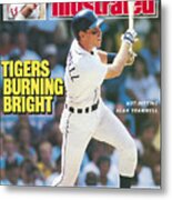 Tigers Burning Bright Sports Illustrated Cover Metal Print