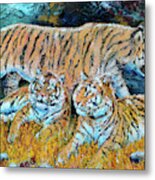 Tigers Rule Metal Print