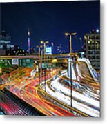 Tokyo Elevated Highways Metal Print