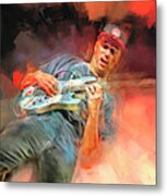 Tom Morello Guitarist Metal Print