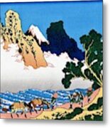 Top Quality Art - Mt Fuji36view-minobu River Urafuji Metal Print
