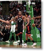 Toronto Raptors V Boston Celtics Metal Print