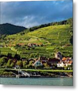 Town Of Weissenkirchen In Der Wachau Metal Print