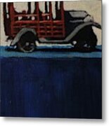 Toy Station Wagon Metal Print