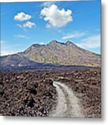 Track To Kintamani Volcano, Bali Metal Print