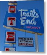 Trail's End Motel Metal Print