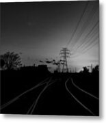 Traintracks Metal Print