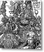 Triumphal Return Of Maximilian I Metal Print