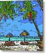 Tropic Getaway Metal Print