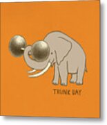 Trunk Day Metal Print