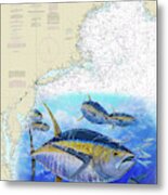 Tuna Chart Metal Print