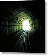 Tunnel Of Railway Metal Print