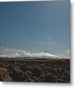 Turkish Landscapes With Snowy Mountains In The Background Metal Print