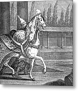 Turkish Sultans Arabian Horse, 1722 Metal Print