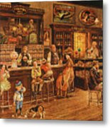 Turn Of The Century Drug Store Metal Print