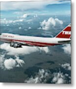 Twa Boeing 747-131 Metal Print