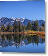 Twilight Lake Metal Print