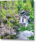 Twin Falls Metal Print