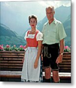 Tyrolean Dress Metal Print