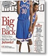 University Of Kansas Julian Wright And Mario Chalmers Sports Illustrated Cover Metal Print