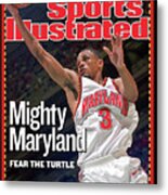 University Of Maryland Juan Dixon, 2002 Ncaa National Sports Illustrated Cover Metal Print