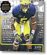 University Of Michigan Jabrill Peppers, 2016 College Sports Illustrated Cover Metal Print