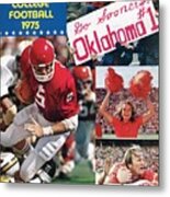 University Of Oklahoma Qb Steve Davis Sports Illustrated Cover Metal Print