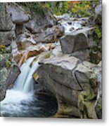 Upper Ammo Falls Autumn Metal Print