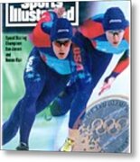 Usa Dan Jansen And Bonnie Blair, 1994 Winter Olympics Sports Illustrated Cover Metal Print