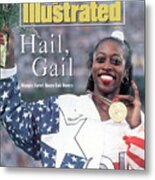 Usa Gail Devers, 1992 Summer Olympics Sports Illustrated Cover Metal Print