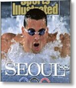 Usa Matt Biondi, 1988 Seoul Olympic Games Preview Sports Illustrated Cover Metal Print