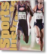Usa Michael Johnson, 1996 Summer Olympics Sports Illustrated Cover Metal Print