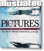 Usa Michael Phelps And Serbia Milorad Cavic, 2008 Summer Sports Illustrated Cover Metal Print