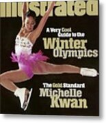 Usa Michelle Kwan, 1998 Nagano Olympic Games Preview Sports Illustrated Cover Metal Print