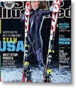 Usa Mikaela Shiffrin, 2014 Sochi Olympic Games Preview Sports Illustrated Cover Metal Print
