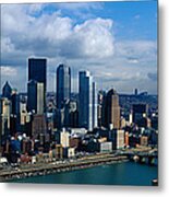 Usa, Pennsylvania, Pittsburgh, Skyline Metal Print