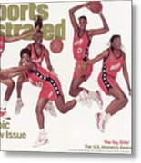 Usa Womens Basketball Team, 1996 Atlanta Olympic Games Sports Illustrated Cover Metal Print