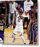 Utah Jazz V Los Angeles Lakers Metal Print