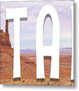 Utah Mug 2 Metal Print