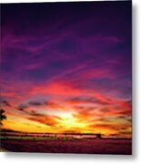 Valentine Sunset Metal Print