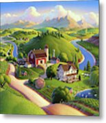 Valley Spring Farm Metal Print