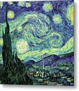 Van Gogh-starry Night Metal Print